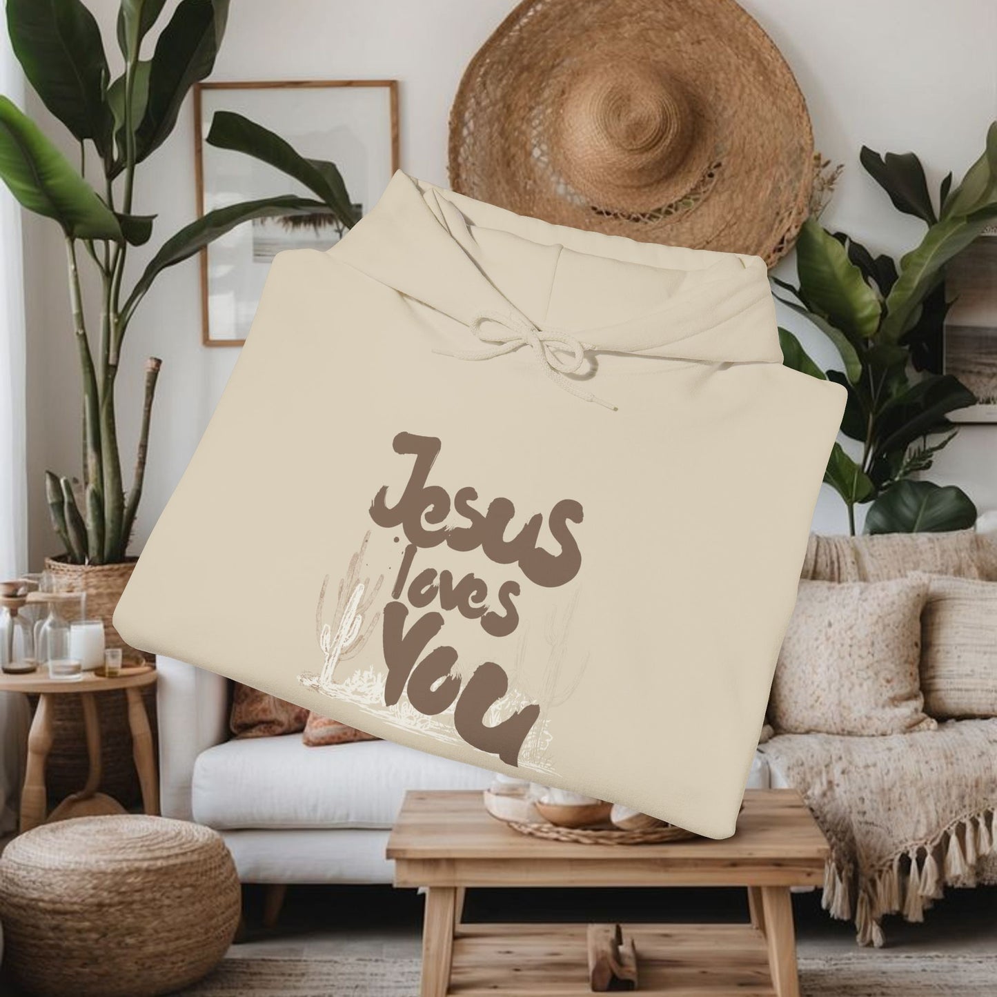 Hoodie Jesus Loves You Unisex Sweatshirt