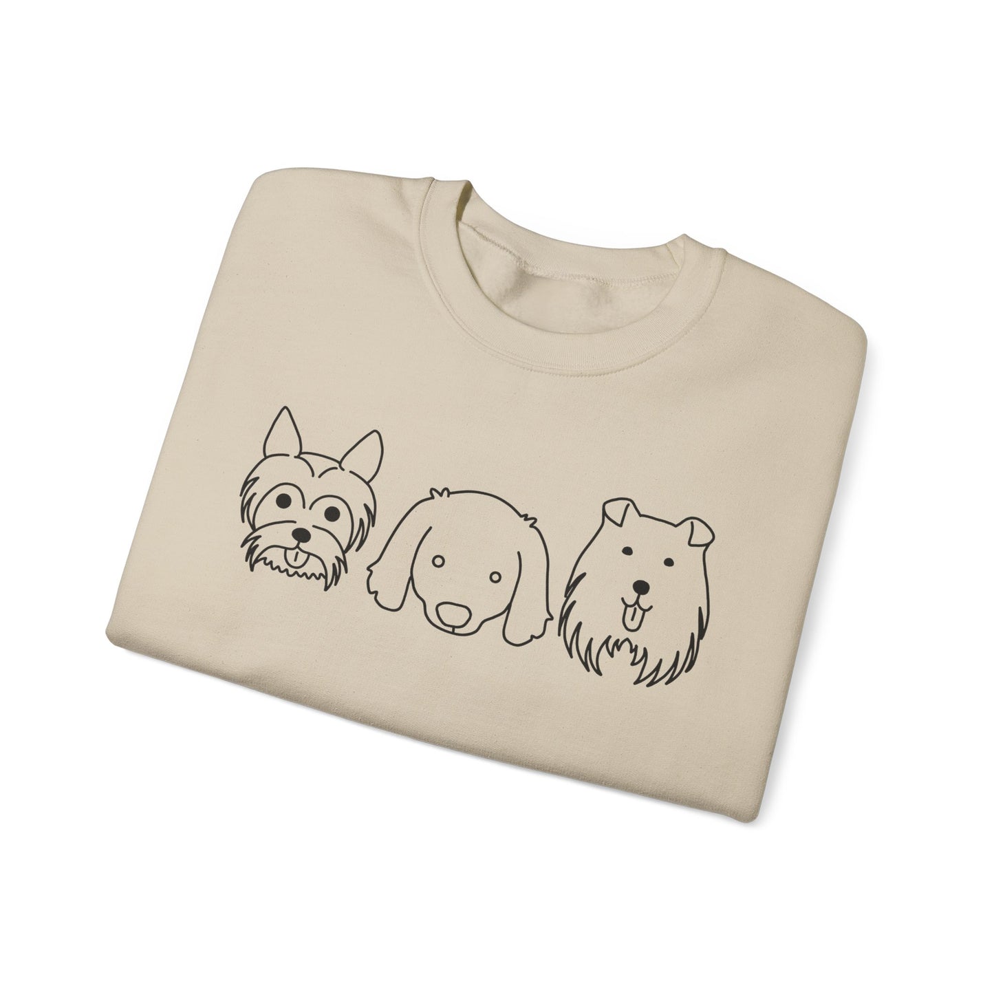 Unisex Heavy Blend™ Crewneck Sweatshirt " 3 Puppies "