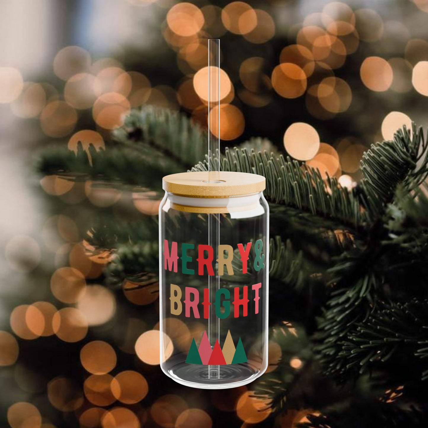 Merry & Bright Glass