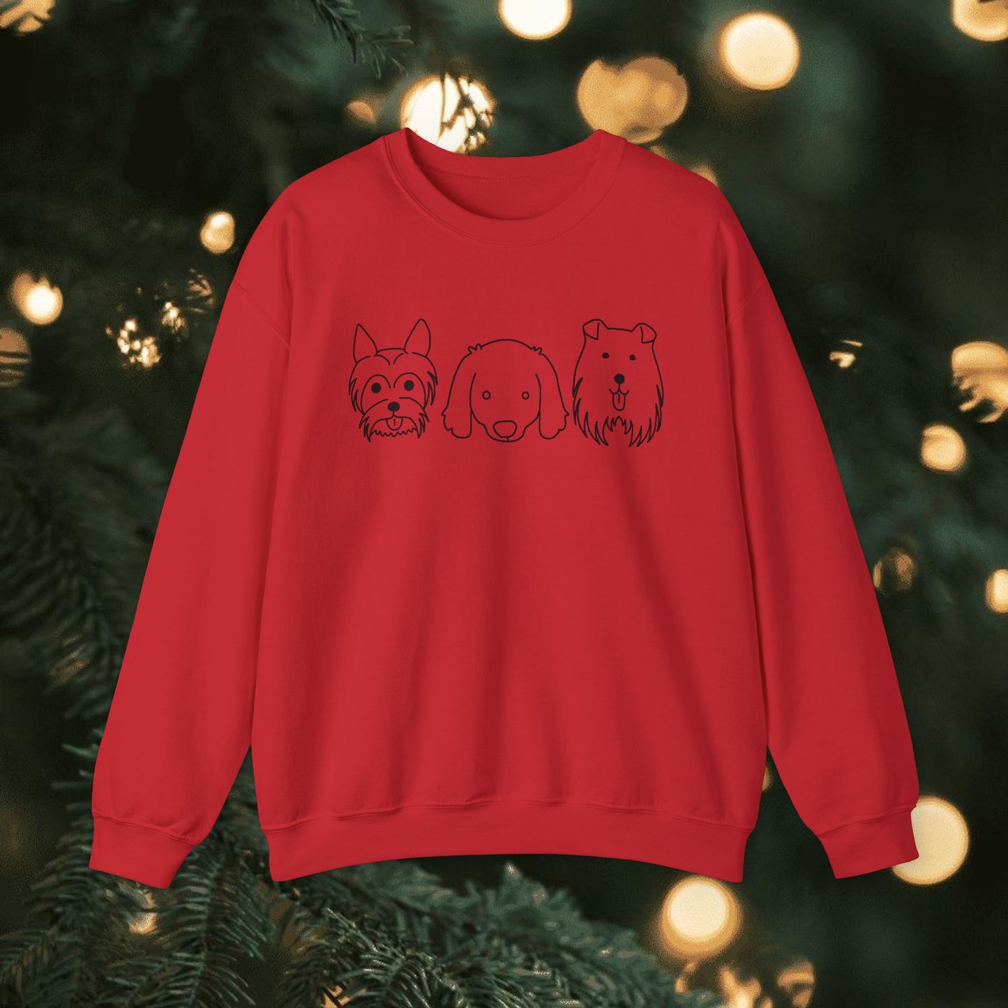 Unisex Heavy Blend™ Crewneck Sweatshirt " 3 Puppies "