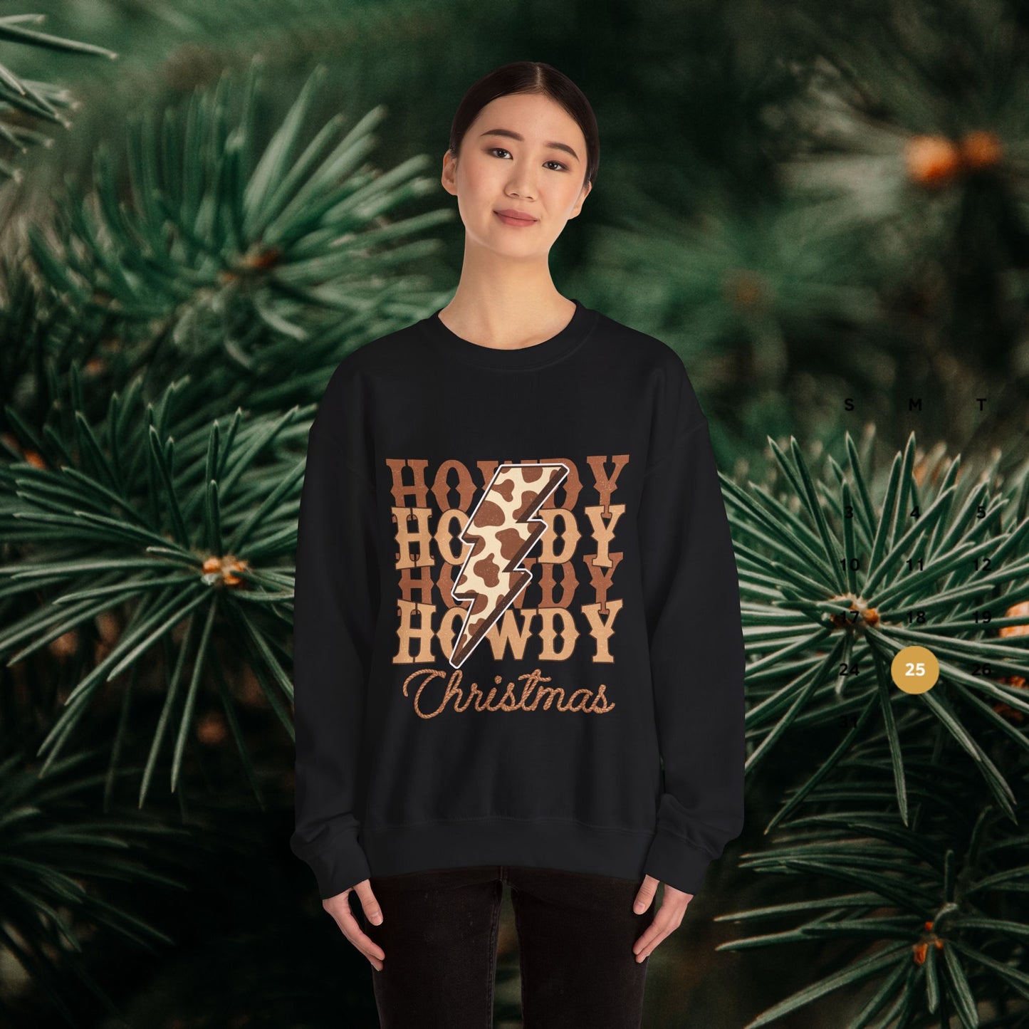 Unisex Heavy Blend™ Crewneck Sweatshirt " Howdy Leopard "