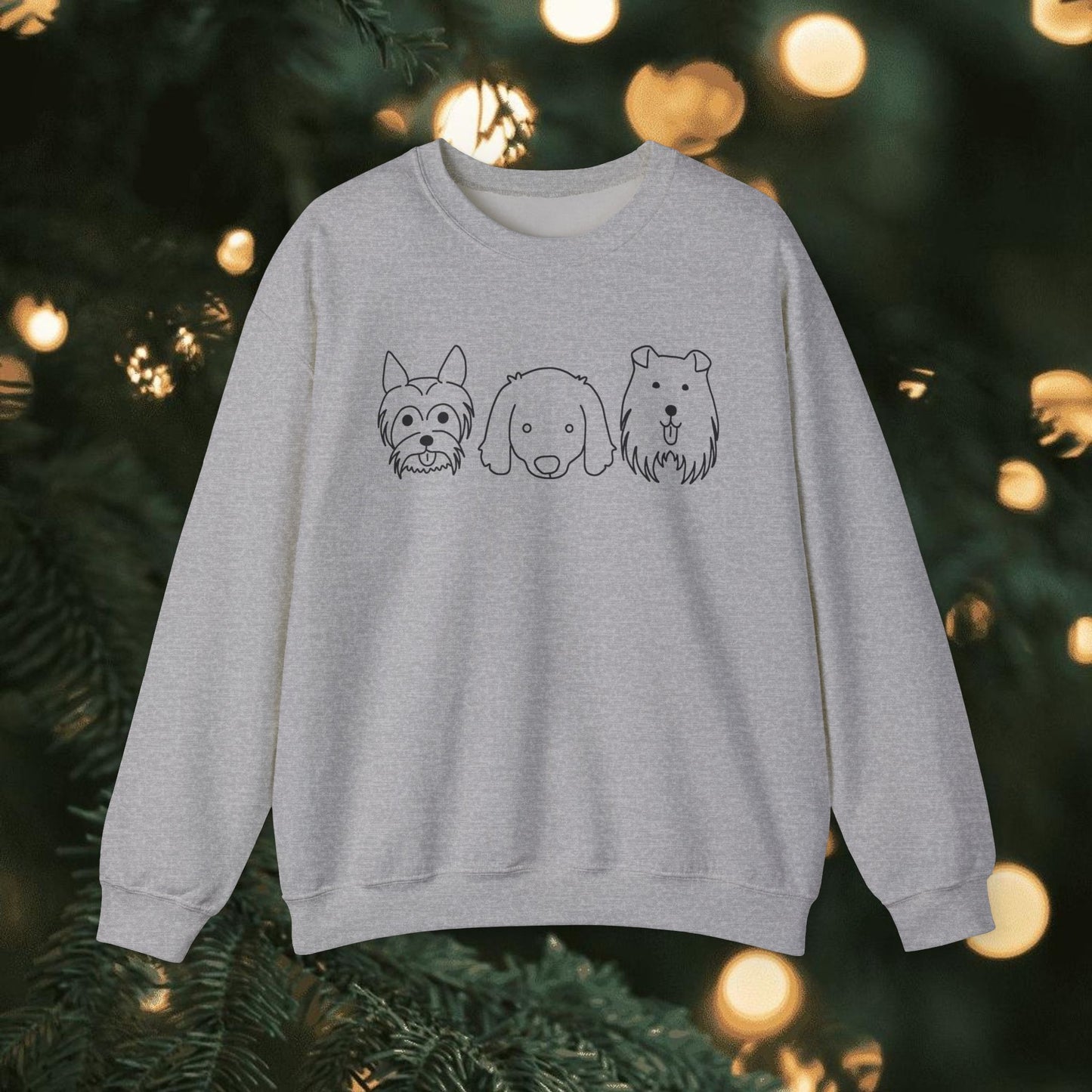 Unisex Heavy Blend™ Crewneck Sweatshirt " 3 Puppies "