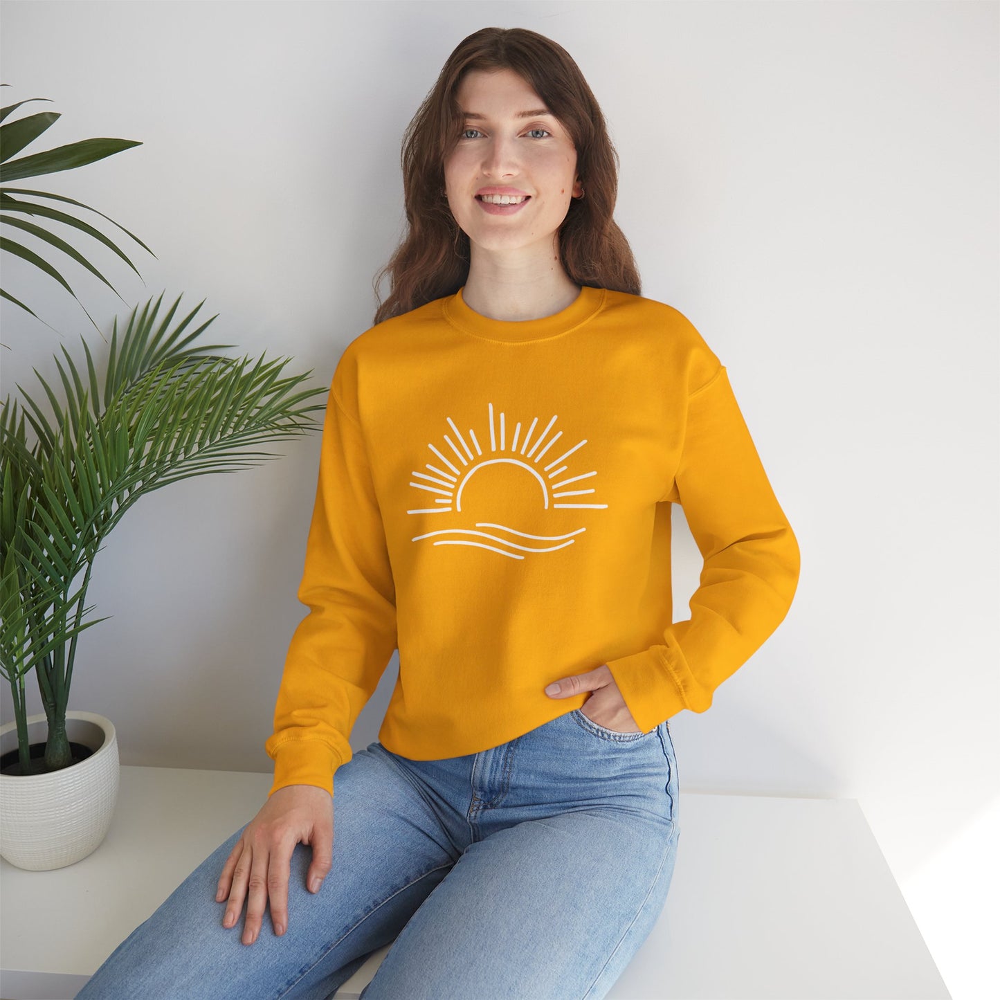 Crewneck Sunshine (white)