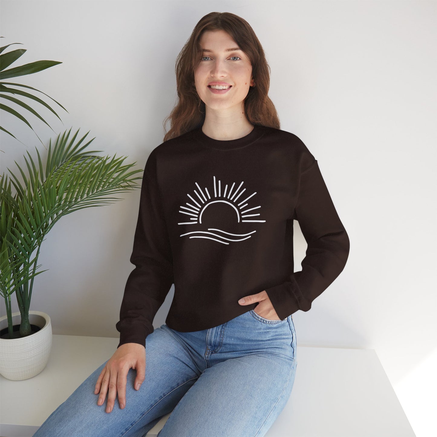 Crewneck Sunshine (white)