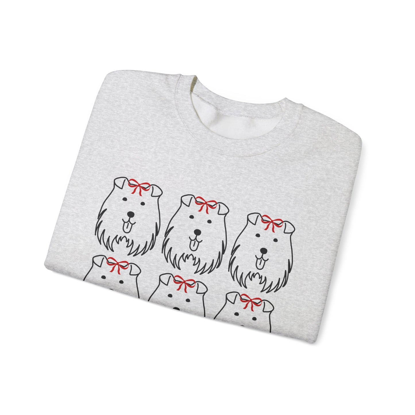 Unisex Heavy Blend™ Crewneck Sweatshirt " Puppy Christmas "
