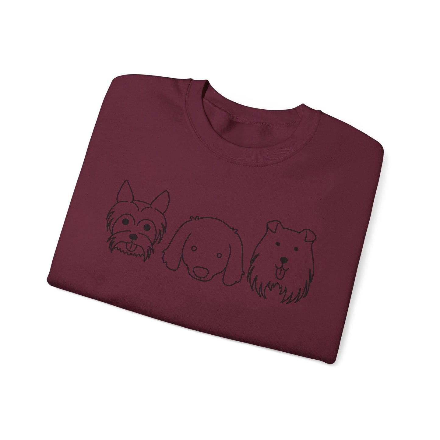Unisex Heavy Blend™ Crewneck Sweatshirt " 3 Puppies "