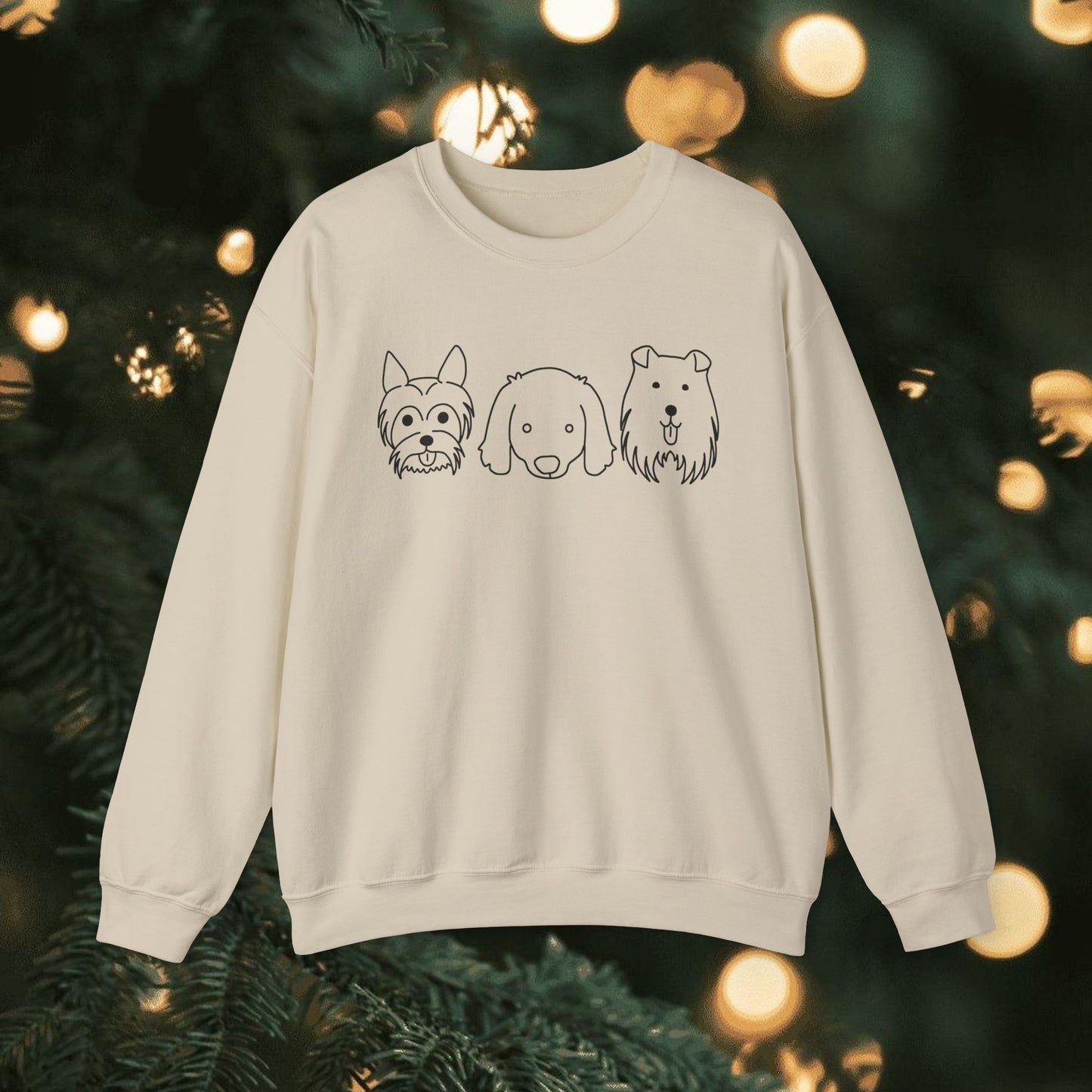 Unisex Heavy Blend™ Crewneck Sweatshirt " 3 Puppies "