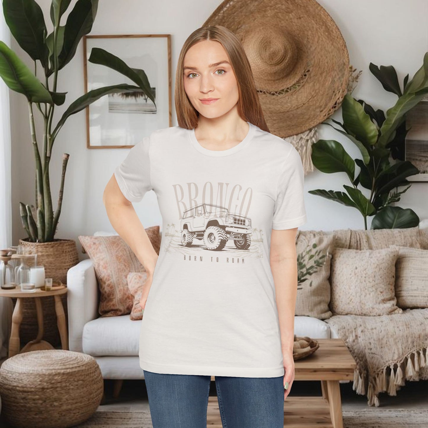 BRONCO BORN TO ROAM TEE