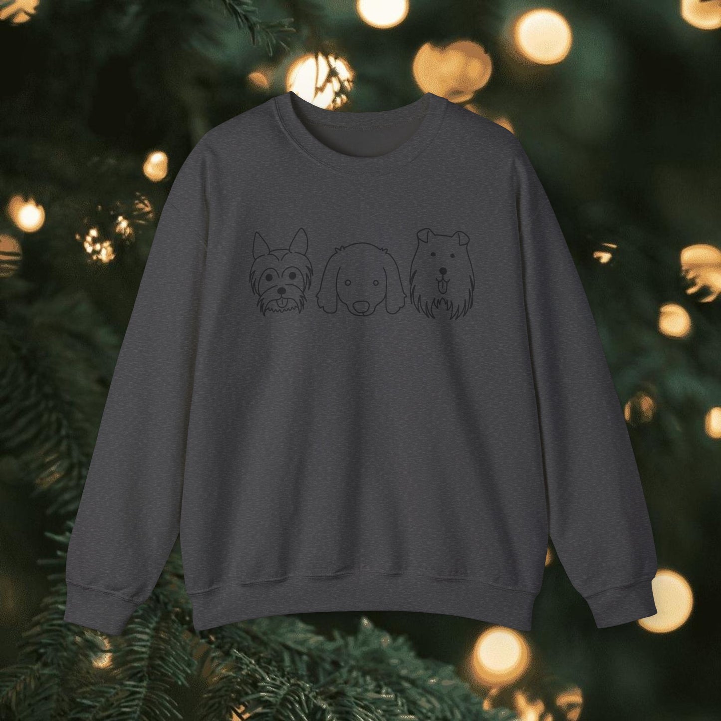 Unisex Heavy Blend™ Crewneck Sweatshirt " 3 Puppies "