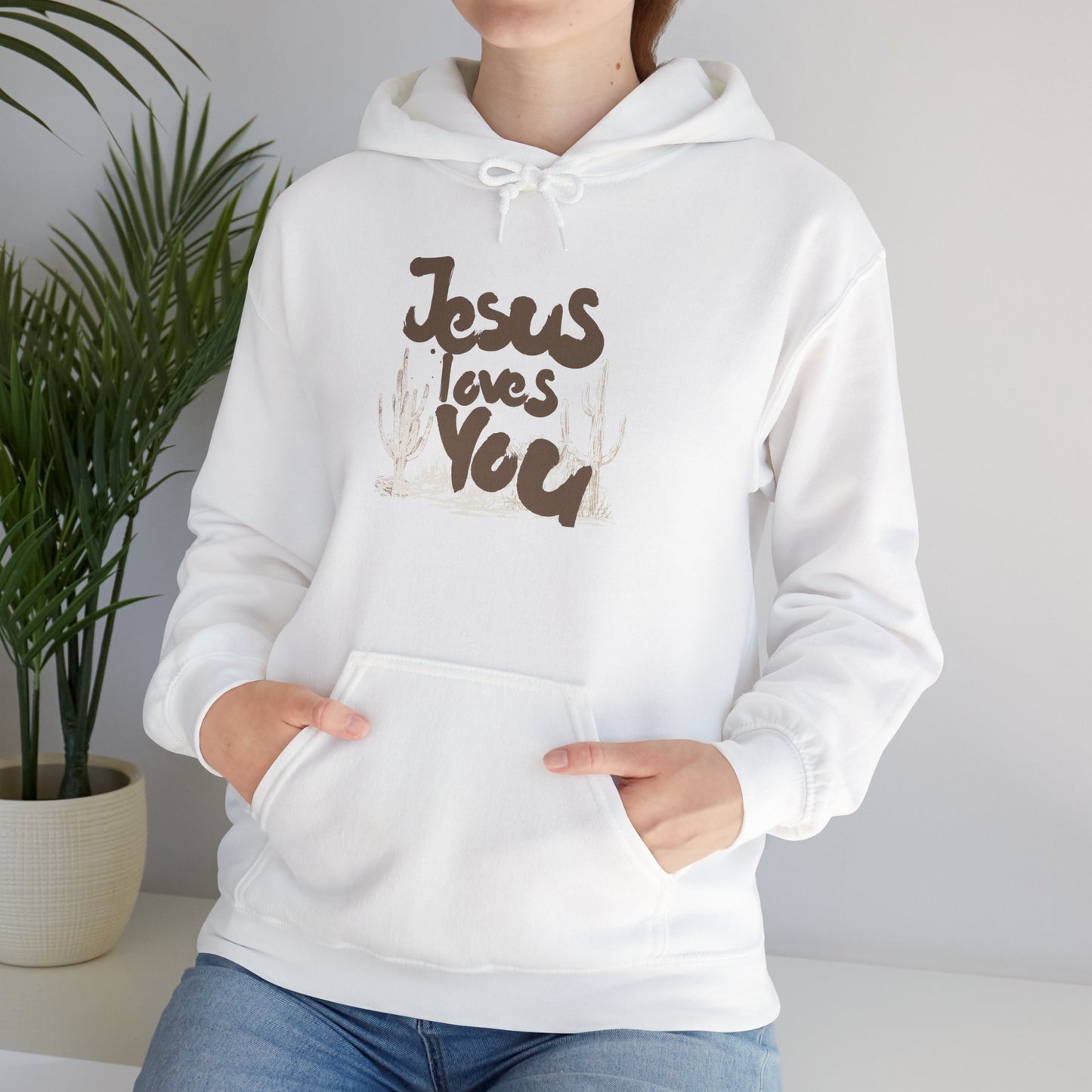 Hoodie Jesus Loves You Unisex Sweatshirt