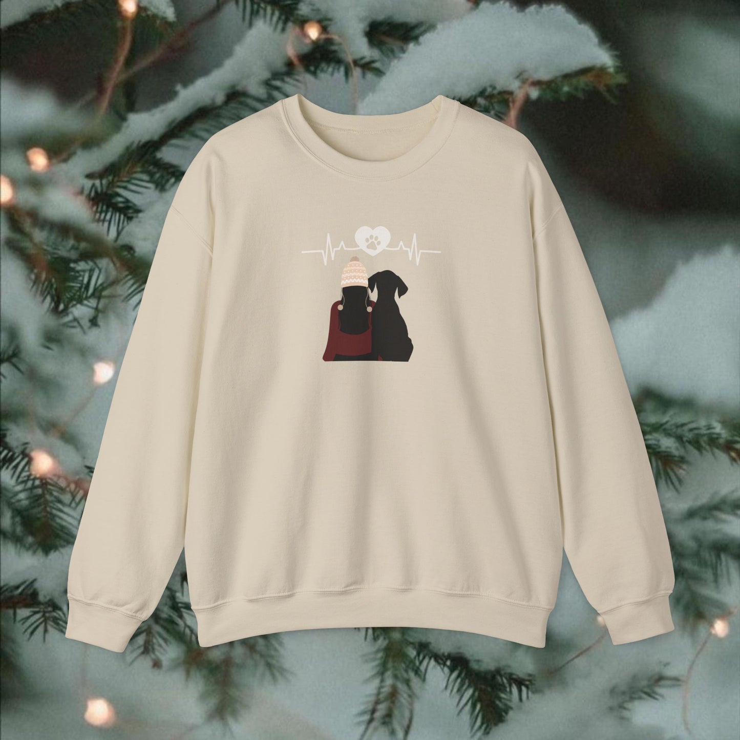 Unisex Heavy Blend™ Crewneck Sweatshirt " I Love My DOG "