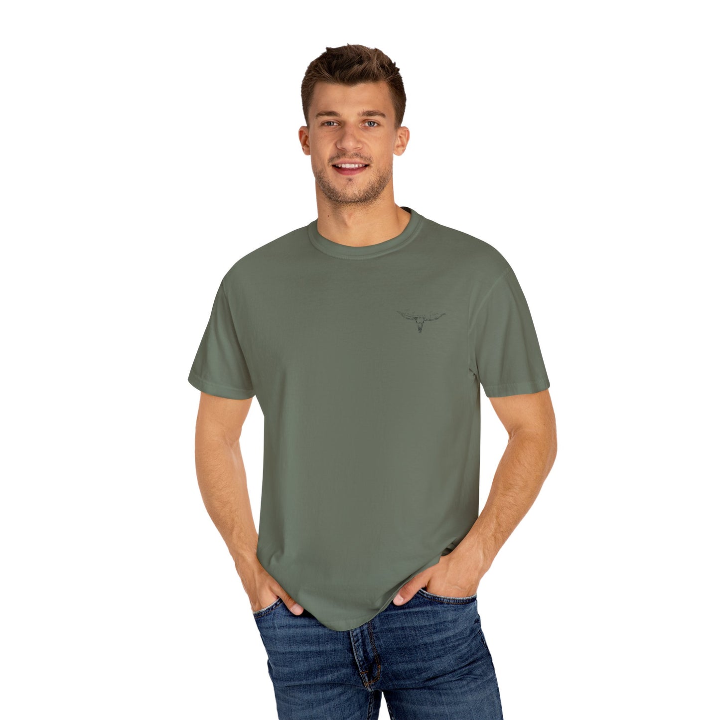 Skull Bull Faith Over Fear- Unisex T-shirt