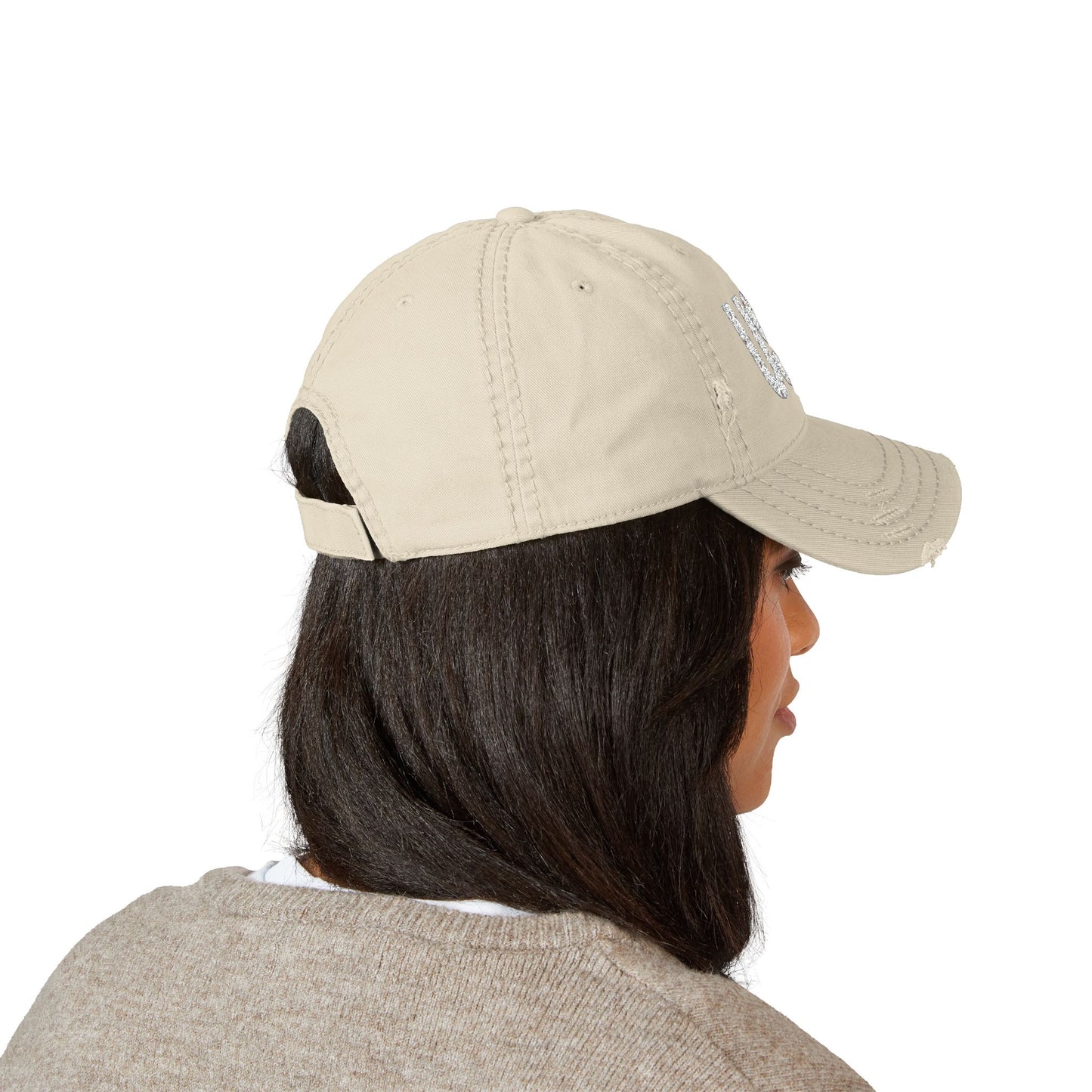 Embroidered Dad Hat - Fun Trendy Design Floral