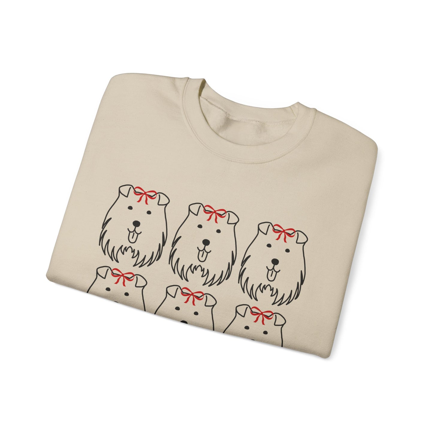 Unisex Heavy Blend™ Crewneck Sweatshirt " Puppy Christmas "