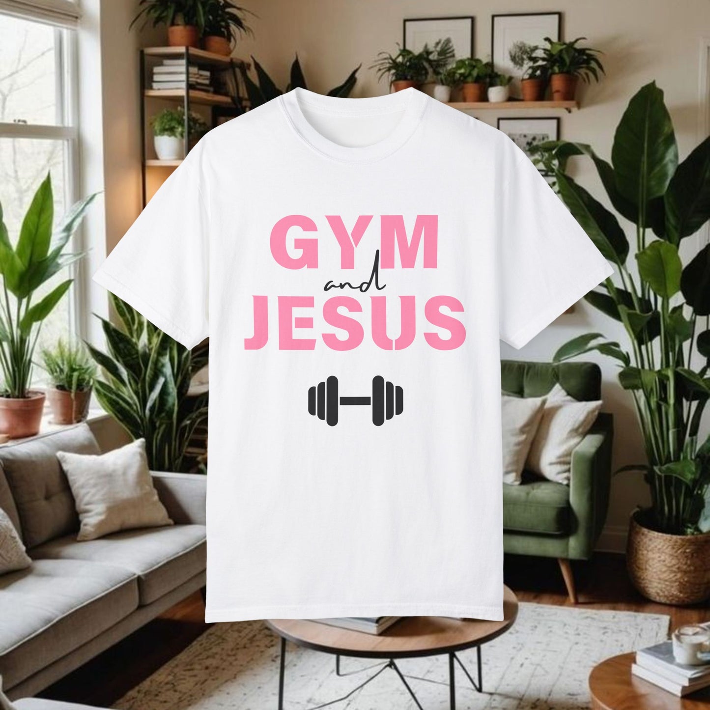 Workout Gym and Jesus Unisex T-Shirt