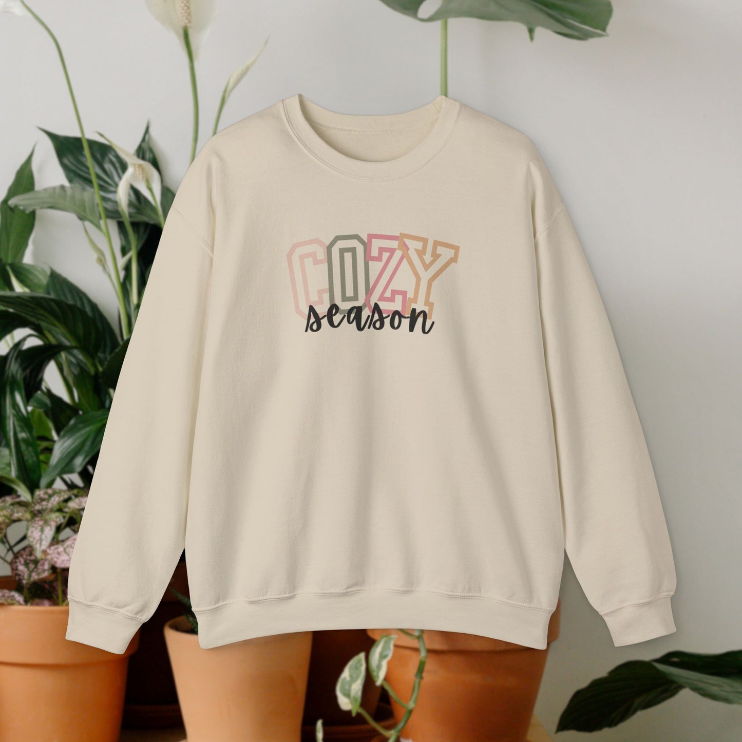 Cozy Crewneck "cheery colors"