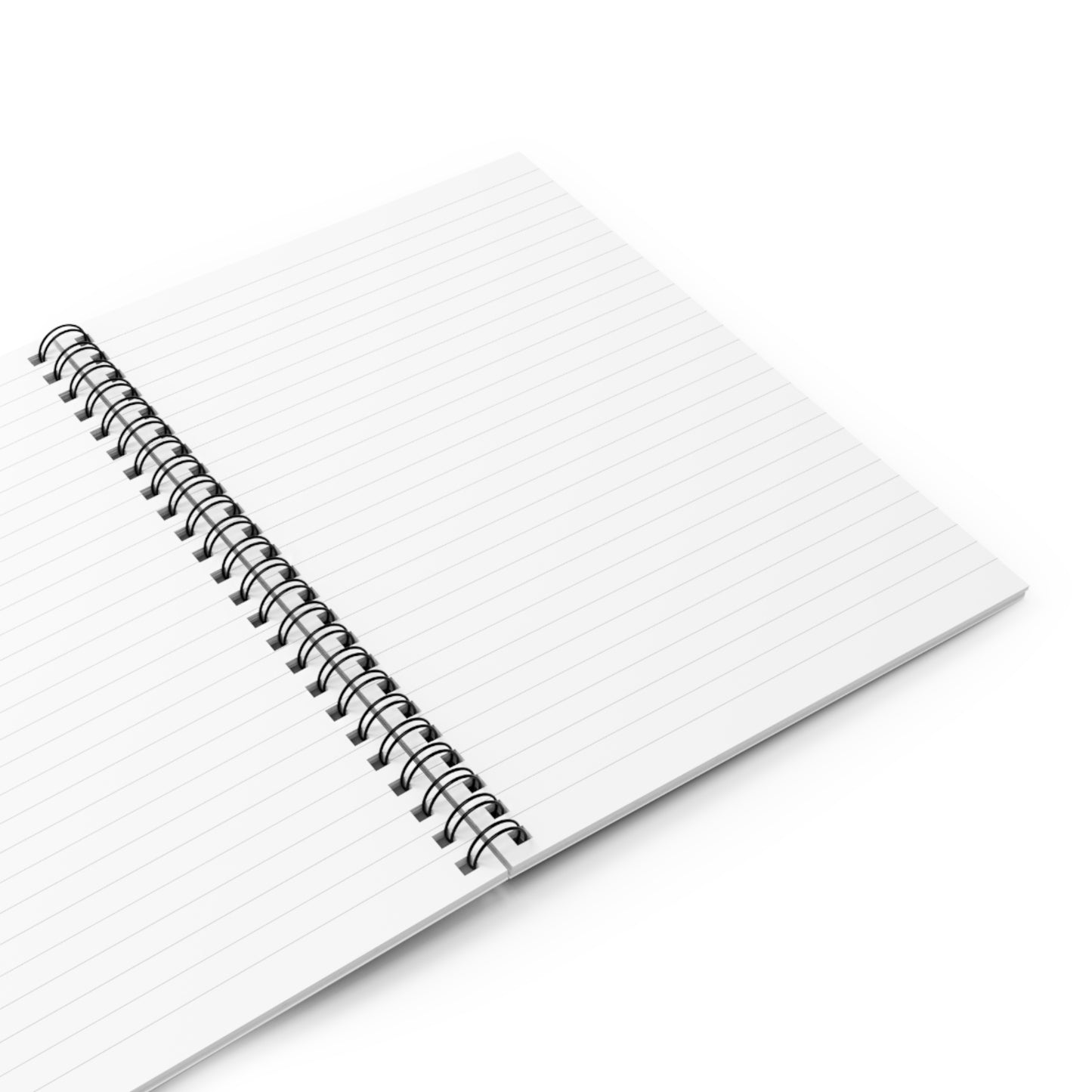 Spiral Notebook - Ruled Line Green Floral
