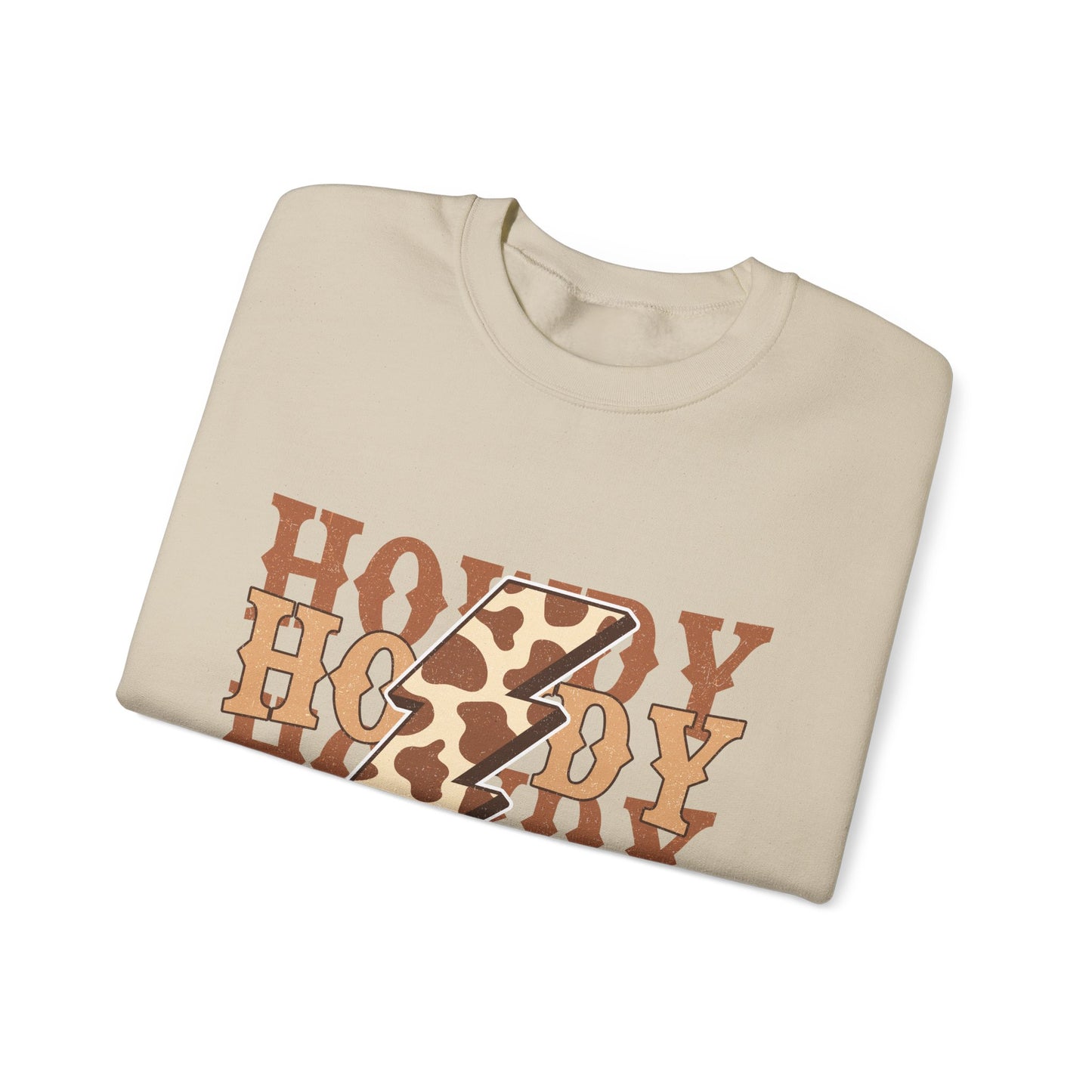Unisex Heavy Blend™ Crewneck Sweatshirt " Howdy Leopard "