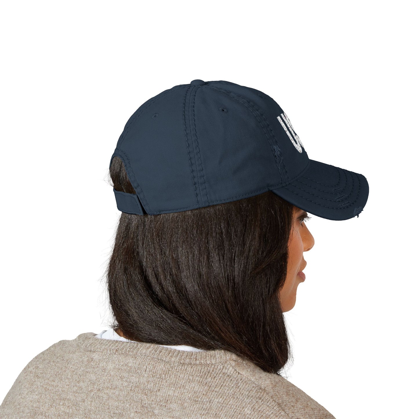 Embroidered Dad Hat - Fun Trendy Design Floral