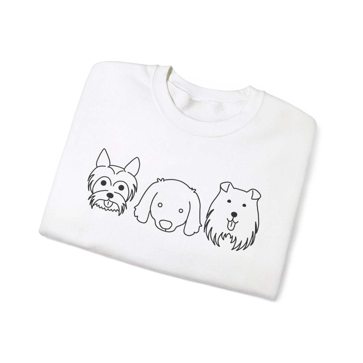Unisex Heavy Blend™ Crewneck Sweatshirt " 3 Puppies "