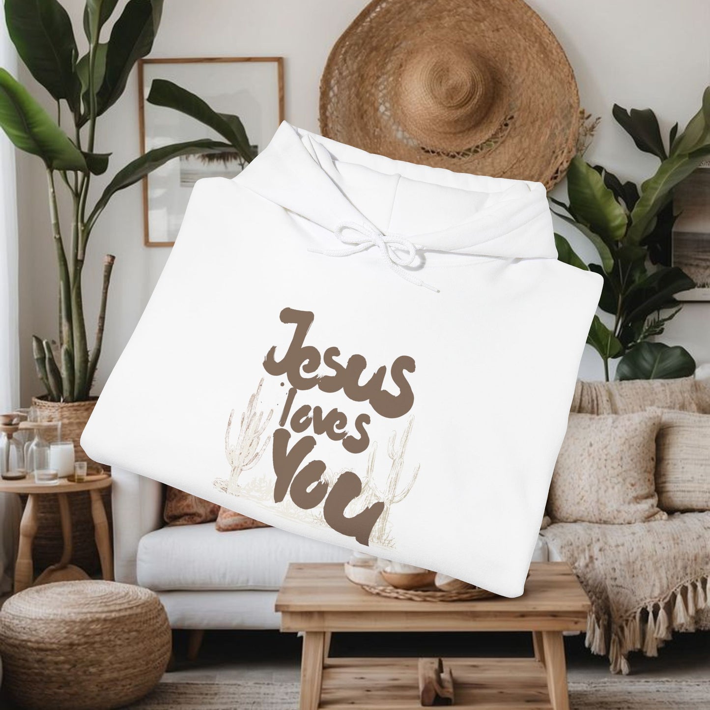 Hoodie Jesus Loves You Unisex Sweatshirt