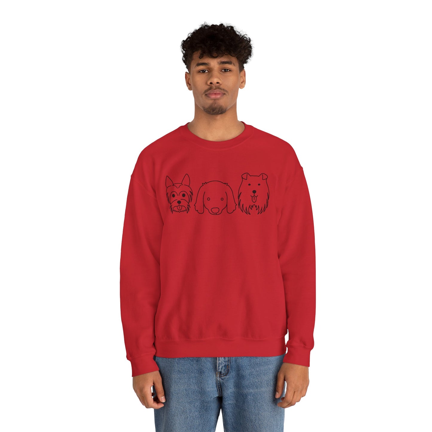 Unisex Heavy Blend™ Crewneck Sweatshirt " 3 Puppies "