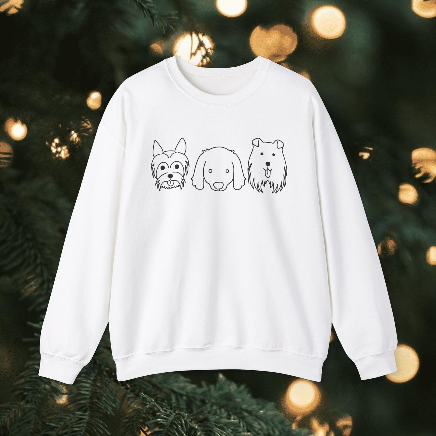 Unisex Heavy Blend™ Crewneck Sweatshirt " 3 Puppies "