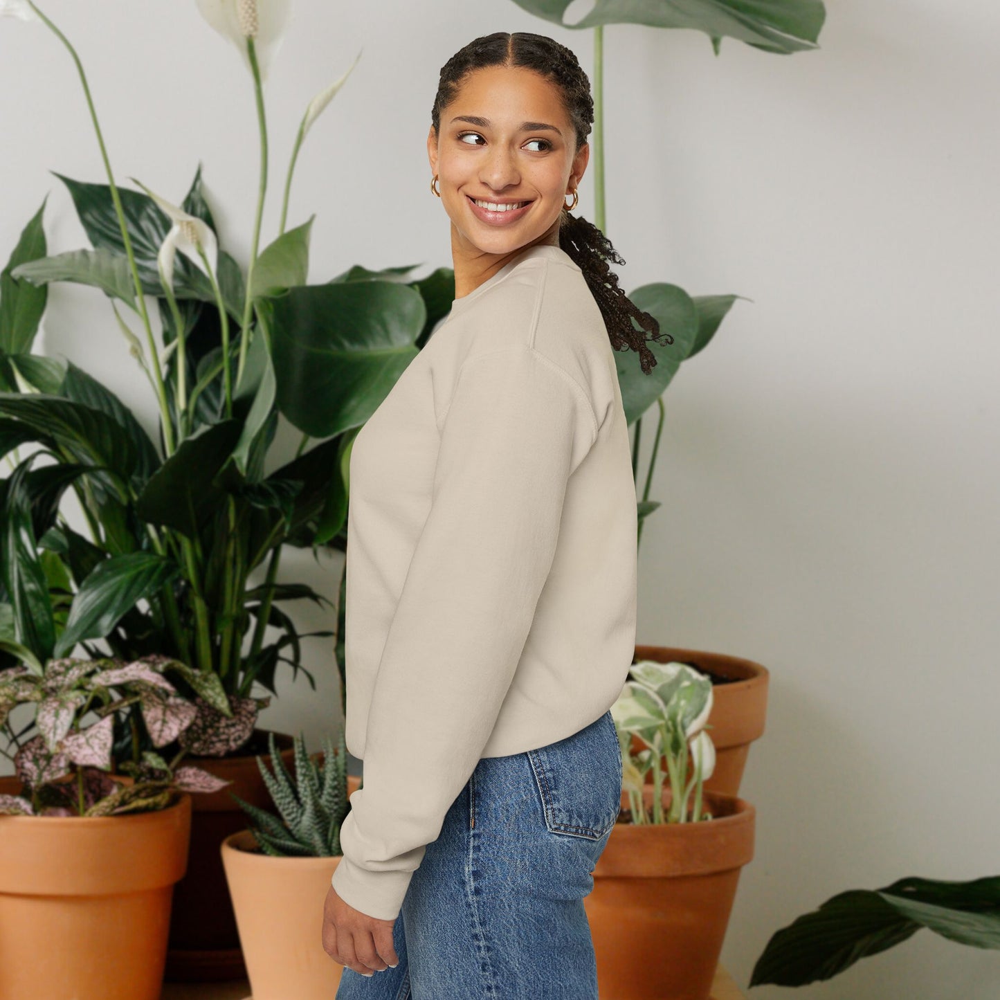 Cozy Crewneck "cheery colors"