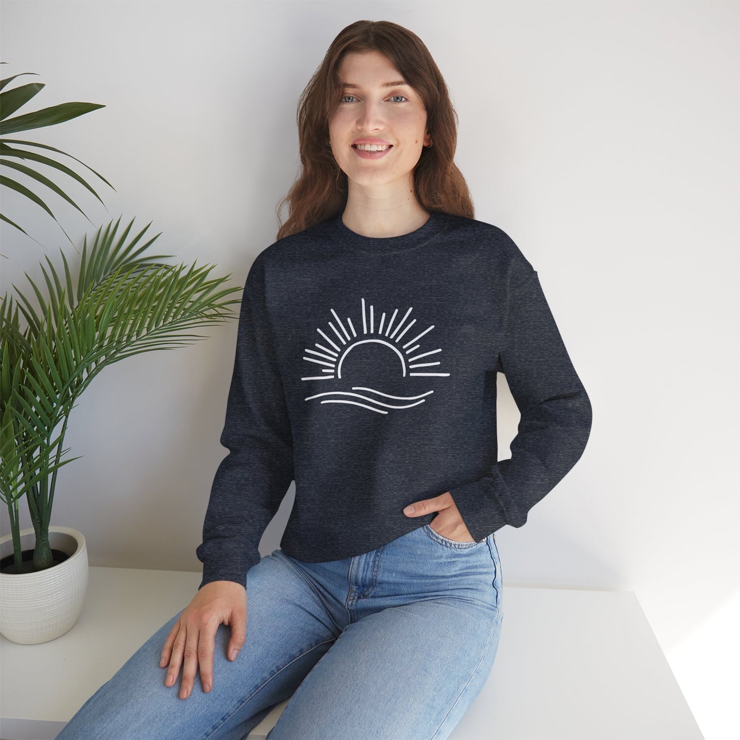 Crewneck Sunshine (white)