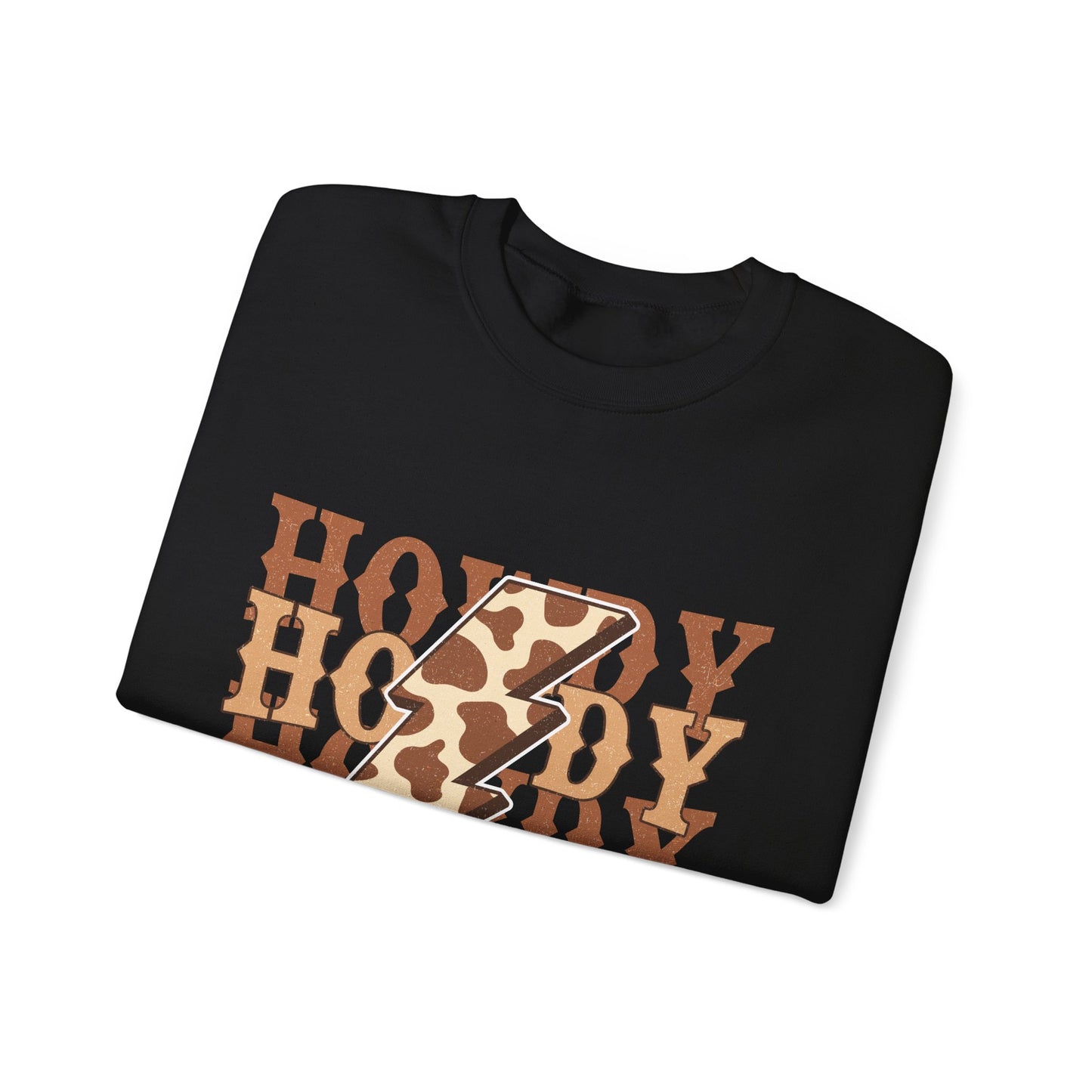Unisex Heavy Blend™ Crewneck Sweatshirt " Howdy Leopard "