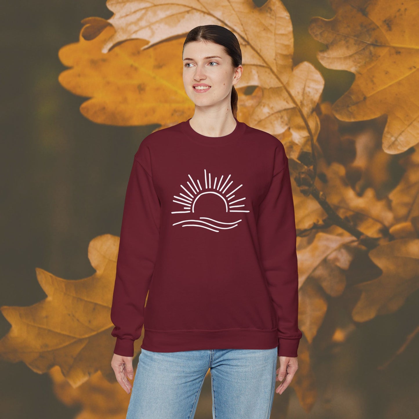 Crewneck Sunshine (white)