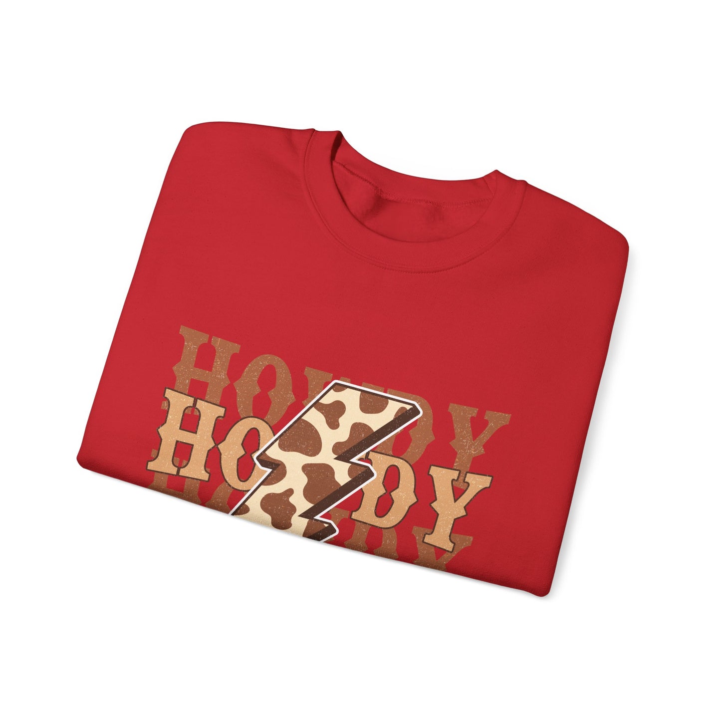 Unisex Heavy Blend™ Crewneck Sweatshirt " Howdy Leopard "