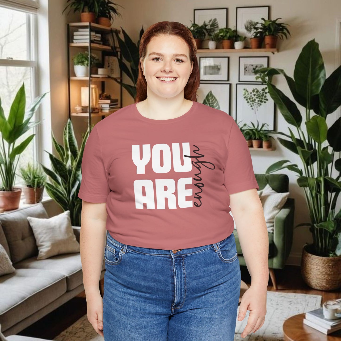 Unisex Tee You Are Enough Short Sleeve T-Shirt