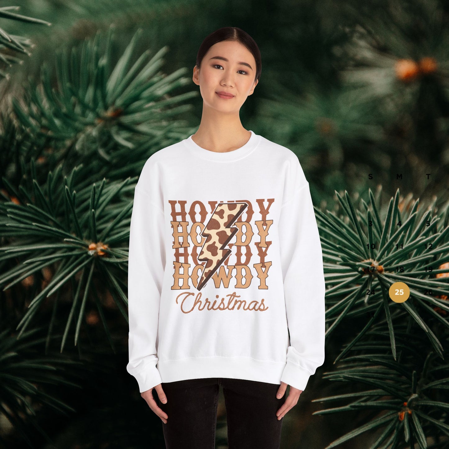 Unisex Heavy Blend™ Crewneck Sweatshirt " Howdy Leopard "