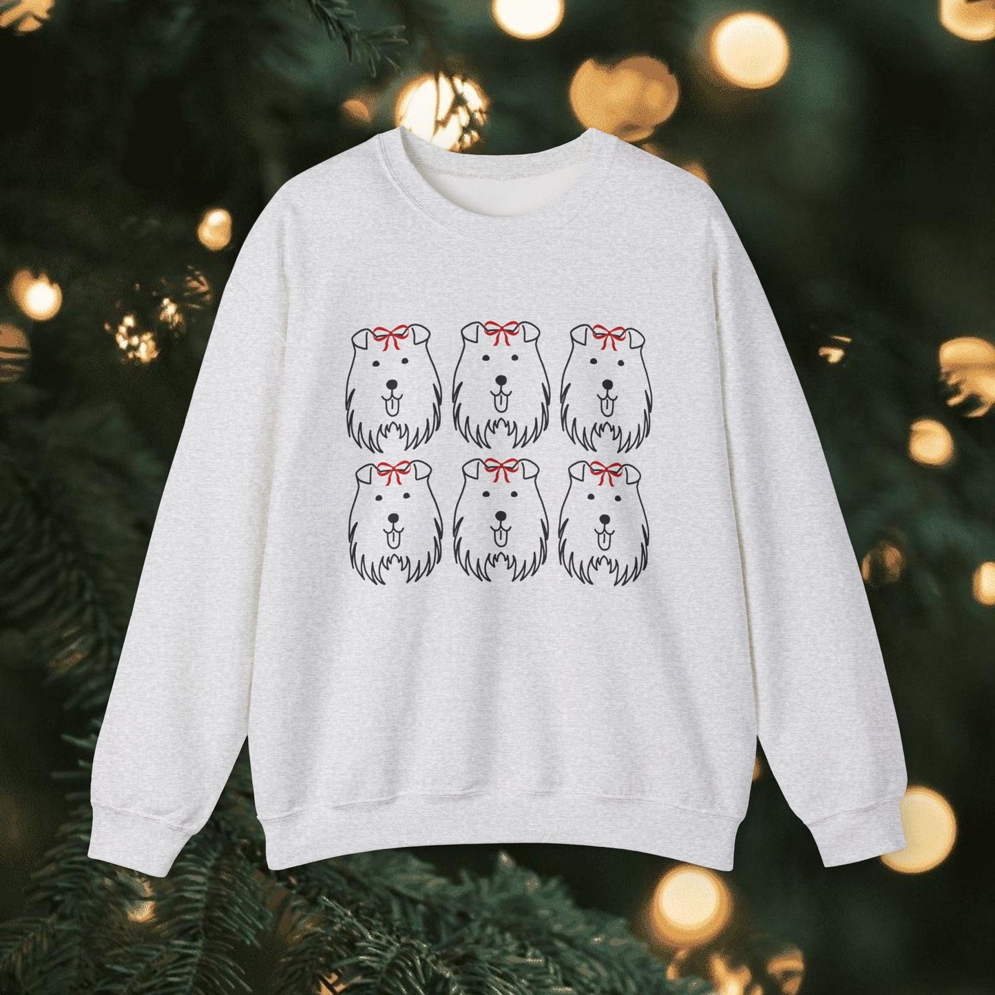 Unisex Heavy Blend™ Crewneck Sweatshirt " Puppy Christmas "