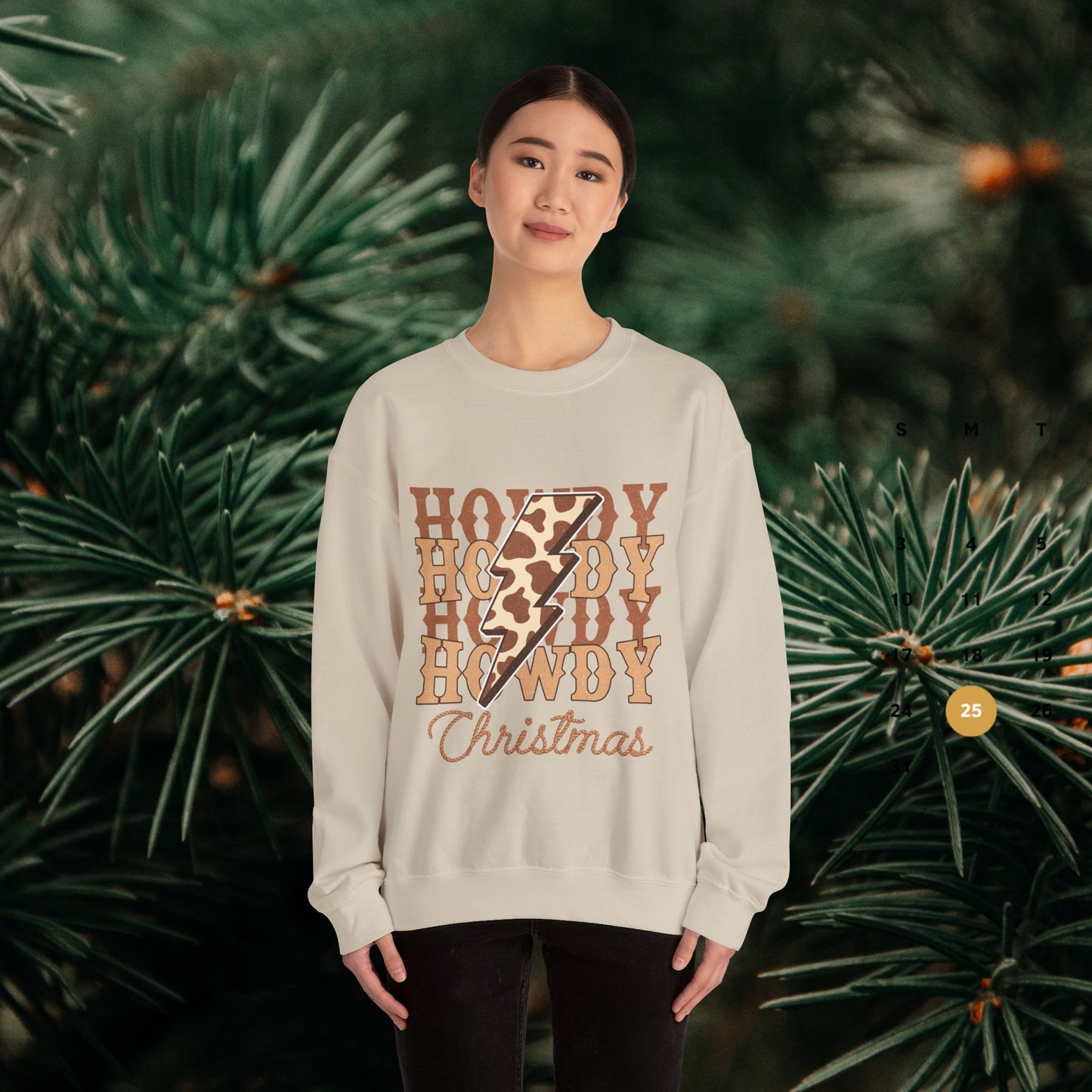Unisex Heavy Blend™ Crewneck Sweatshirt " Howdy Leopard "