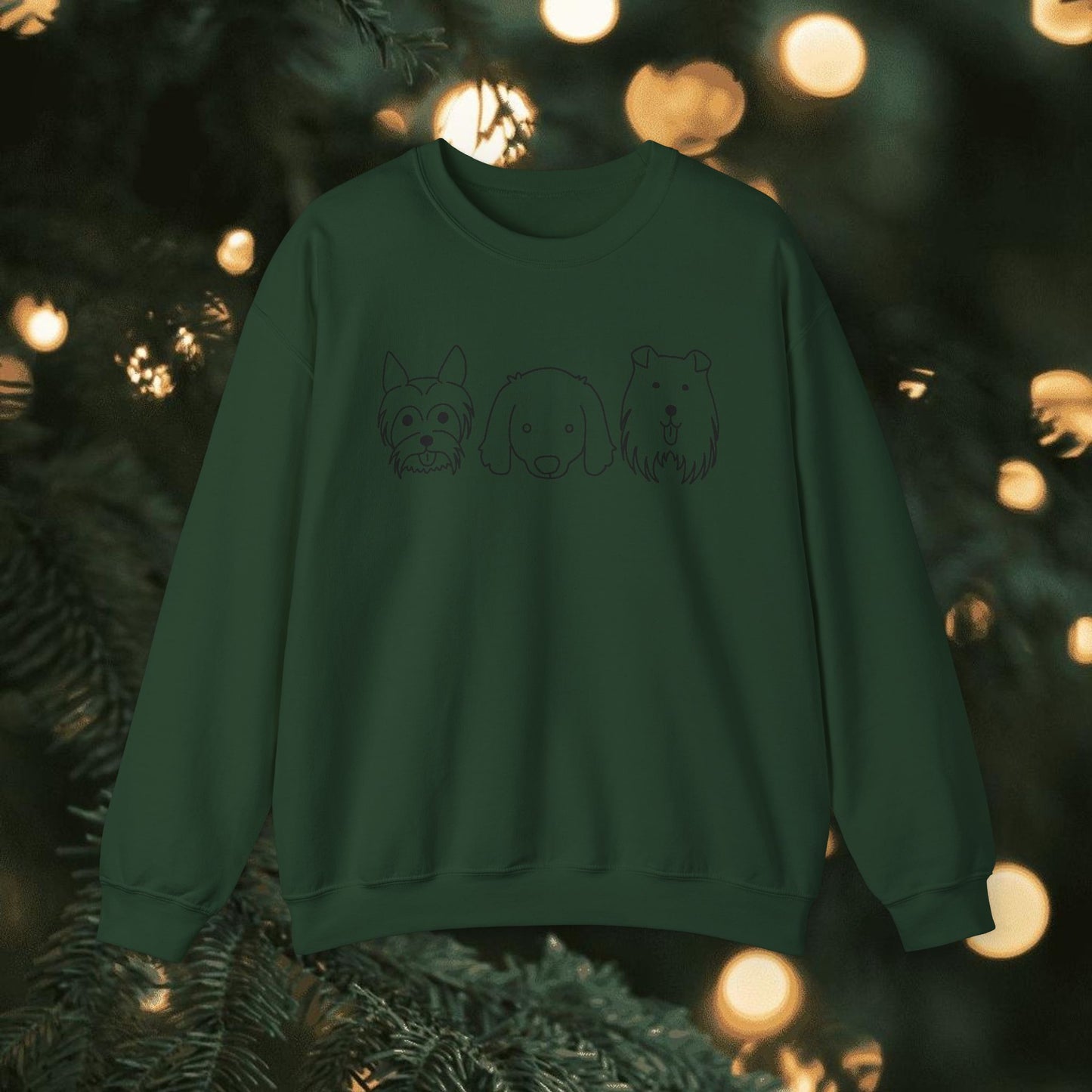 Unisex Heavy Blend™ Crewneck Sweatshirt " 3 Puppies "