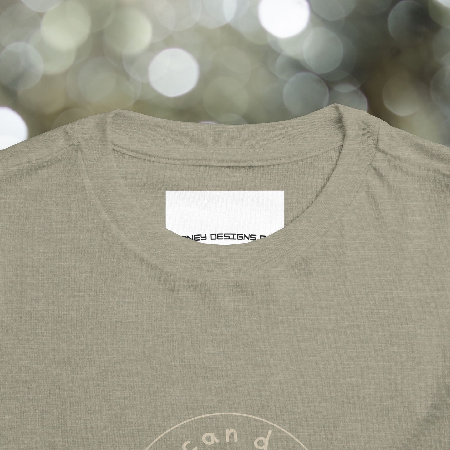 Toddler Short Sleeve Tee " I can do all things " tan
