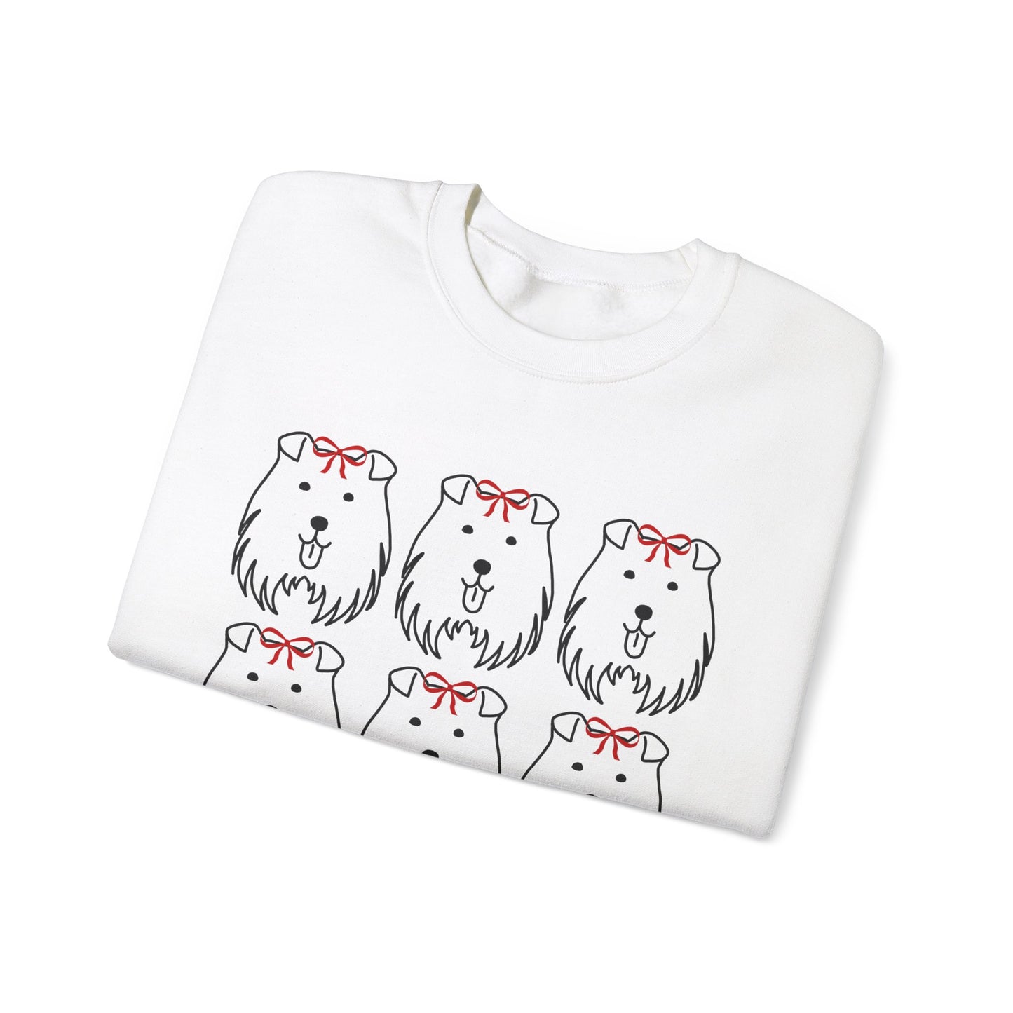 Unisex Heavy Blend™ Crewneck Sweatshirt " Puppy Christmas "