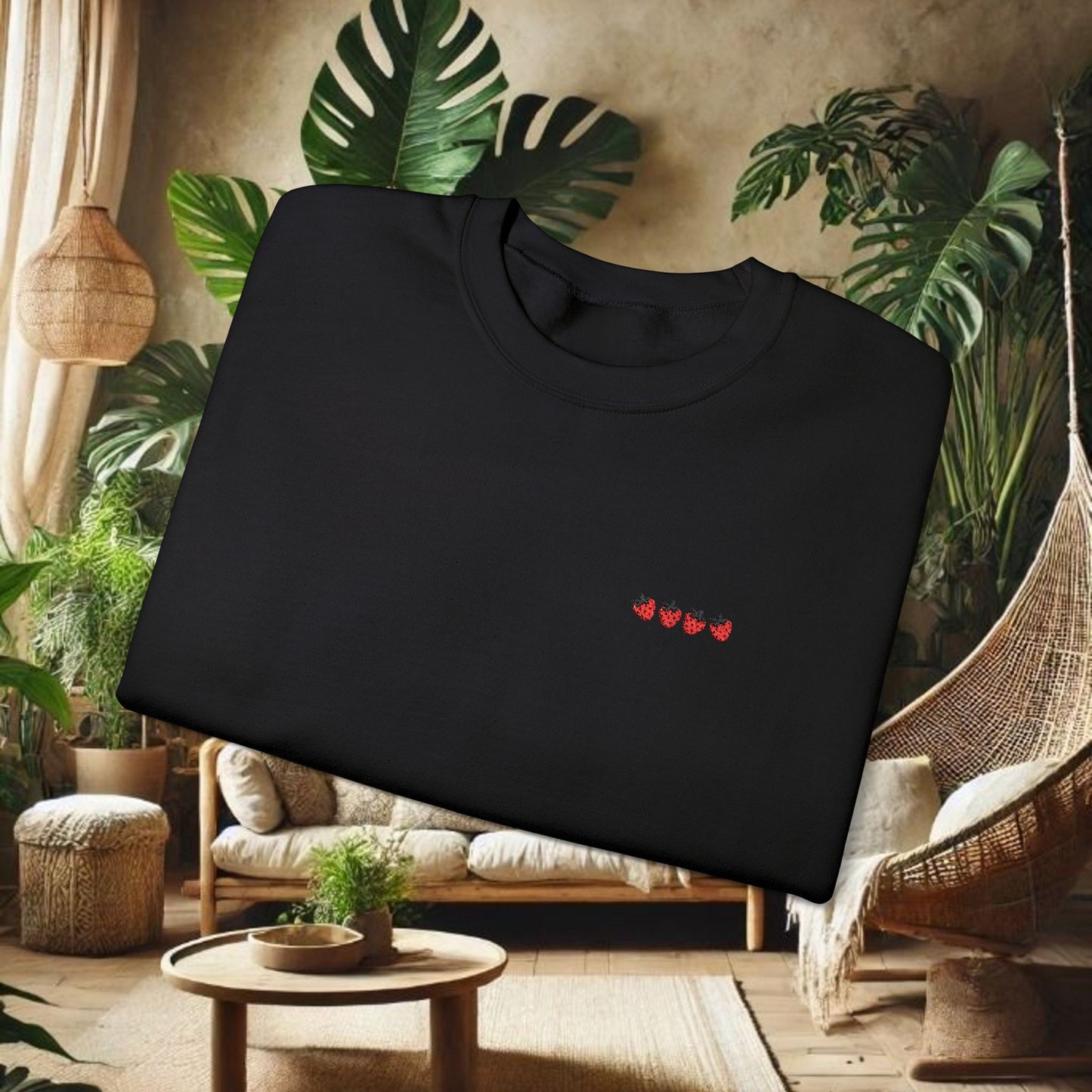 Strawberry Crewneck Sweatshirt - Unisex