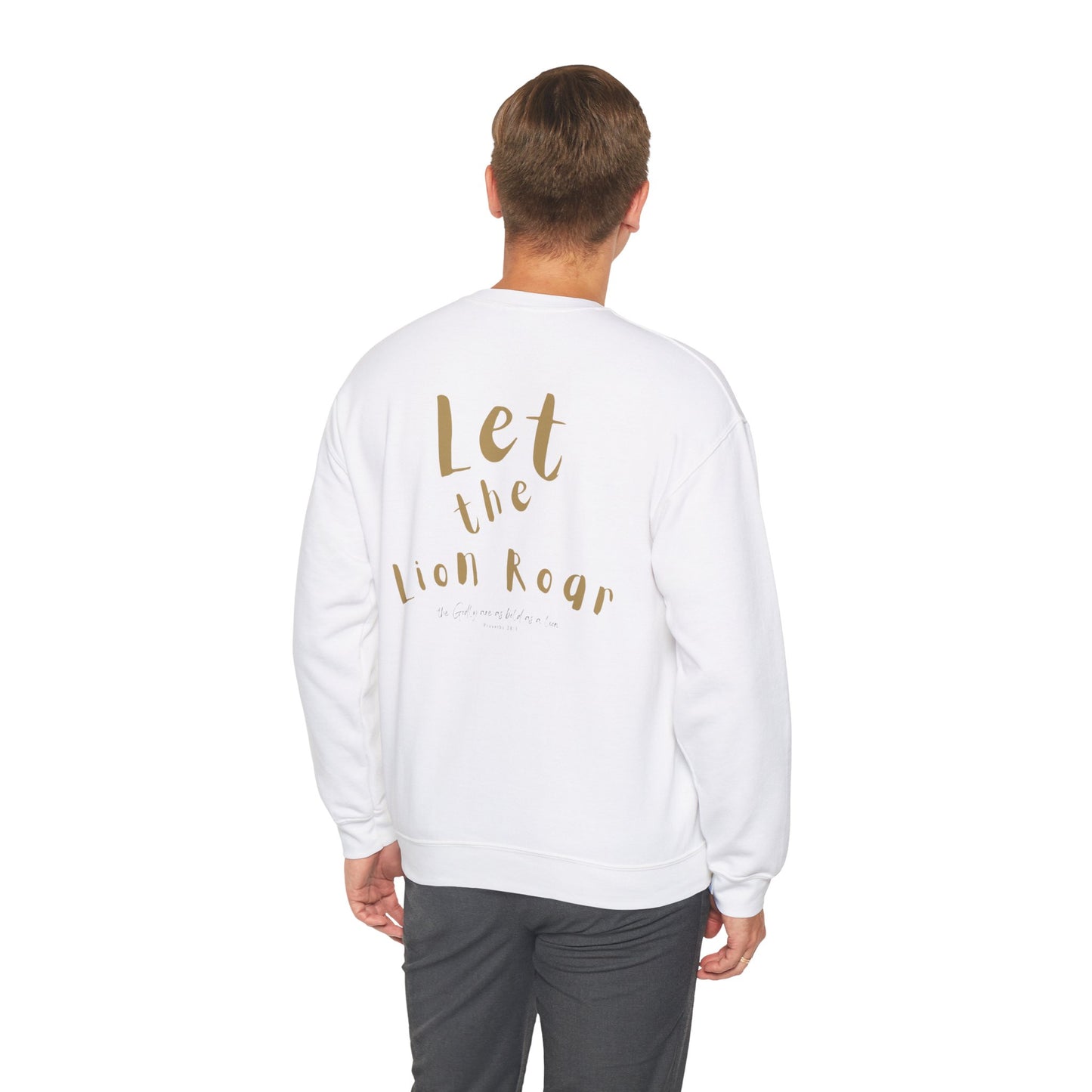 Unisex Heavy Blend™ Crewneck Sweatshirt " LION ROAR"