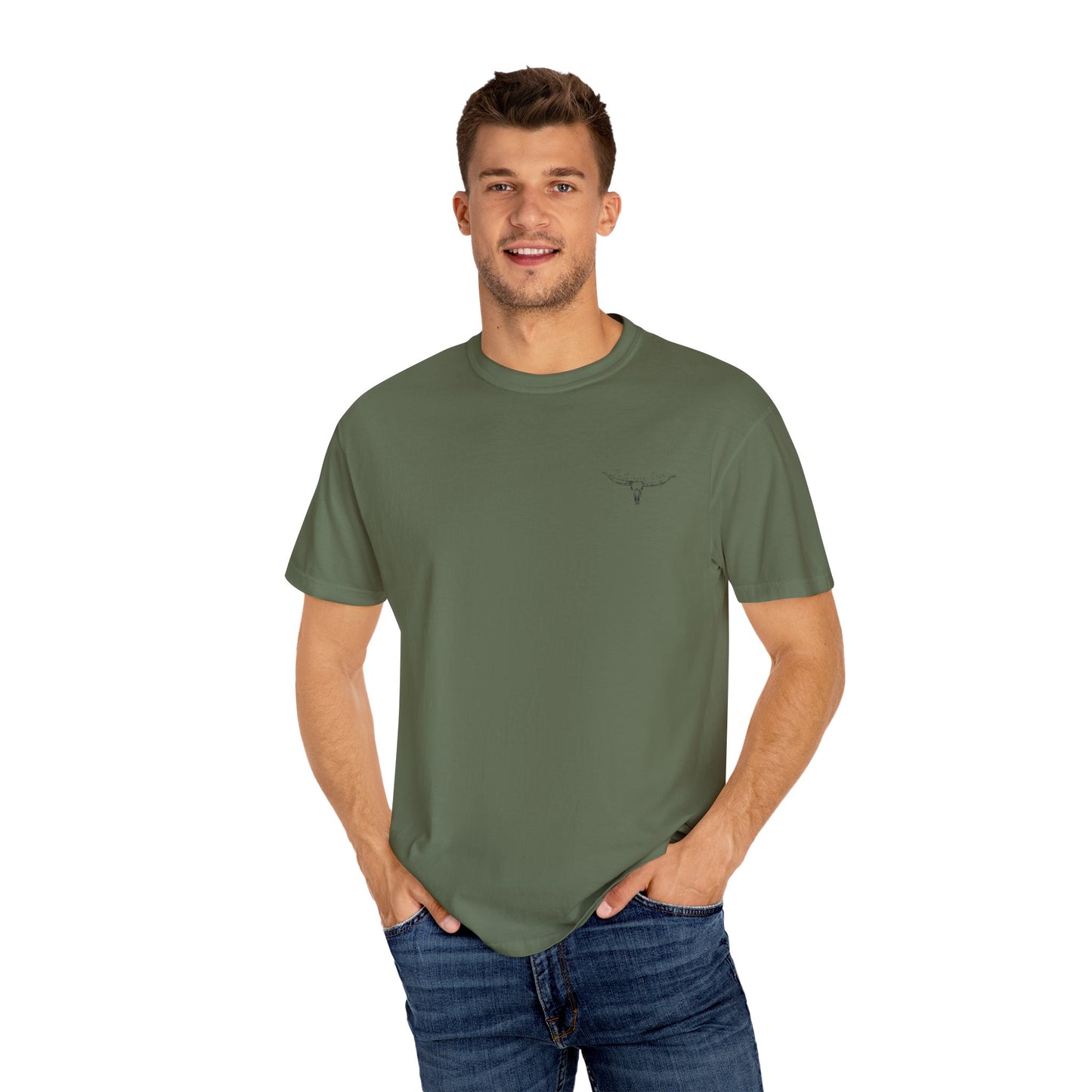 Skull Bull Faith Over Fear- Unisex T-shirt
