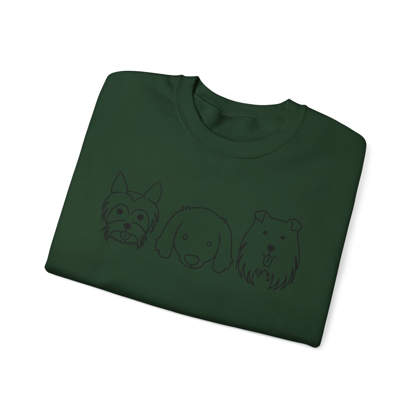 Unisex Heavy Blend™ Crewneck Sweatshirt " 3 Puppies "