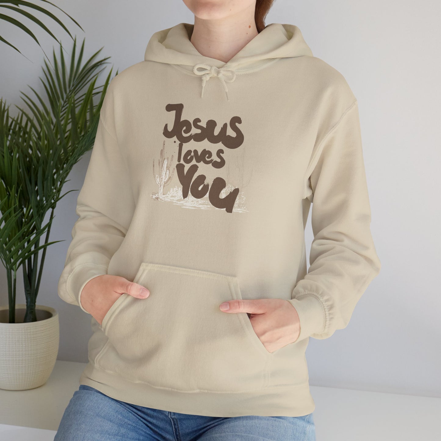 Hoodie Jesus Loves You Unisex Sweatshirt