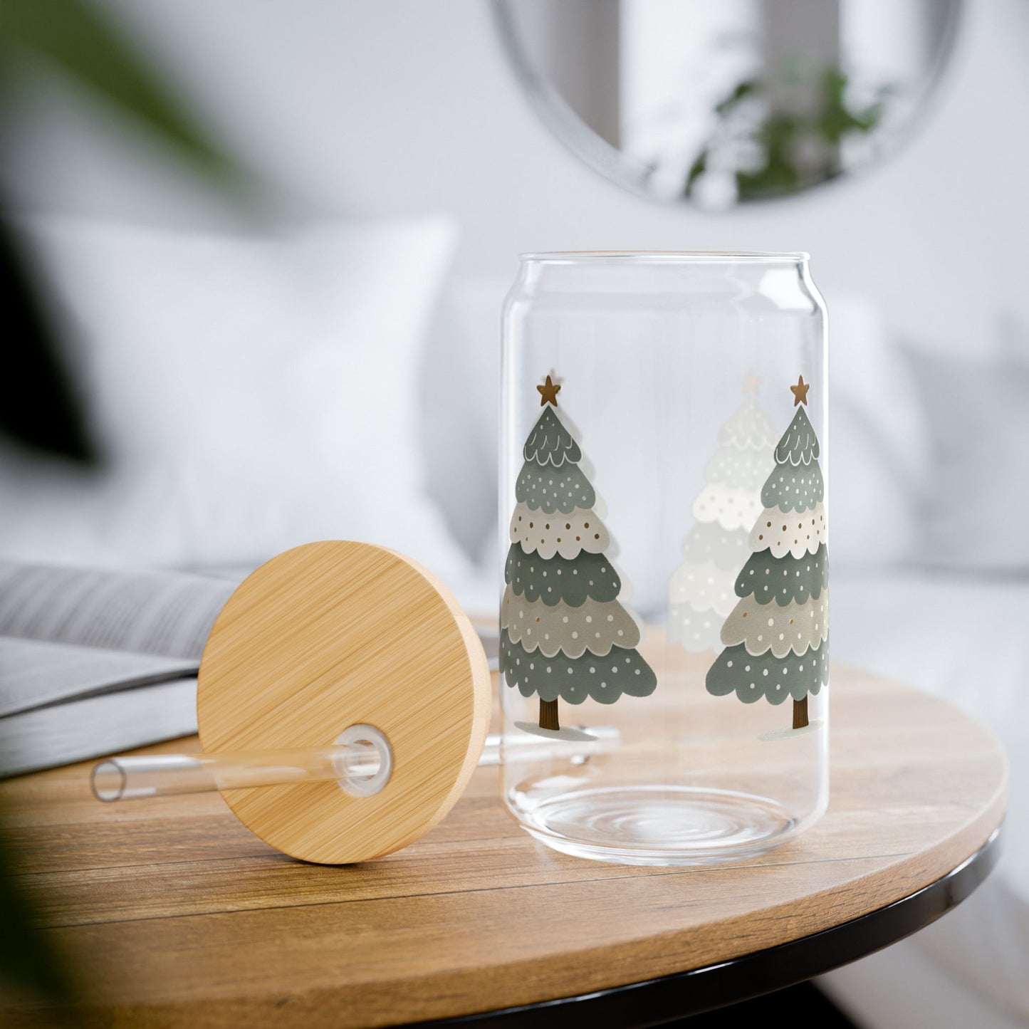 Evergreen Elegance Glass