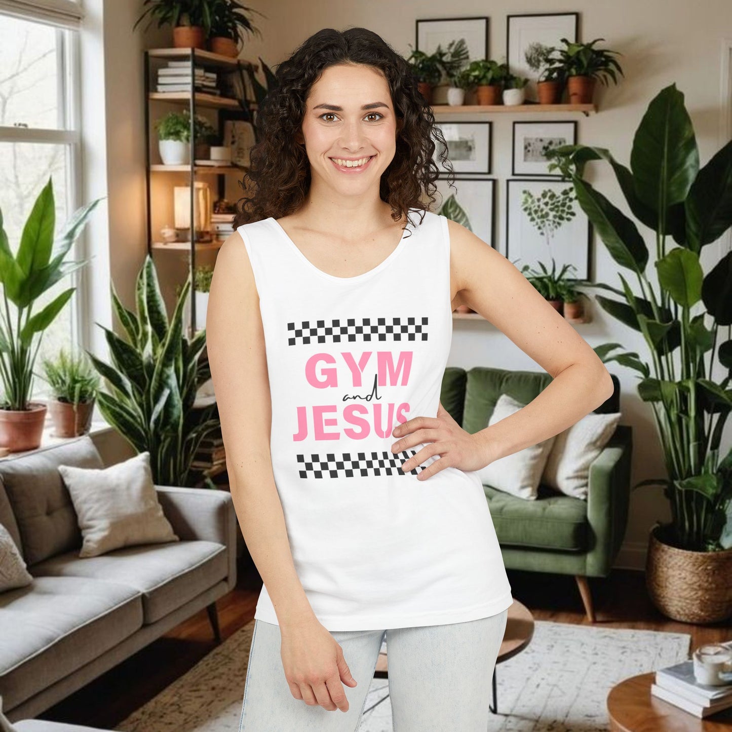 Jesus & Gym Tank Top