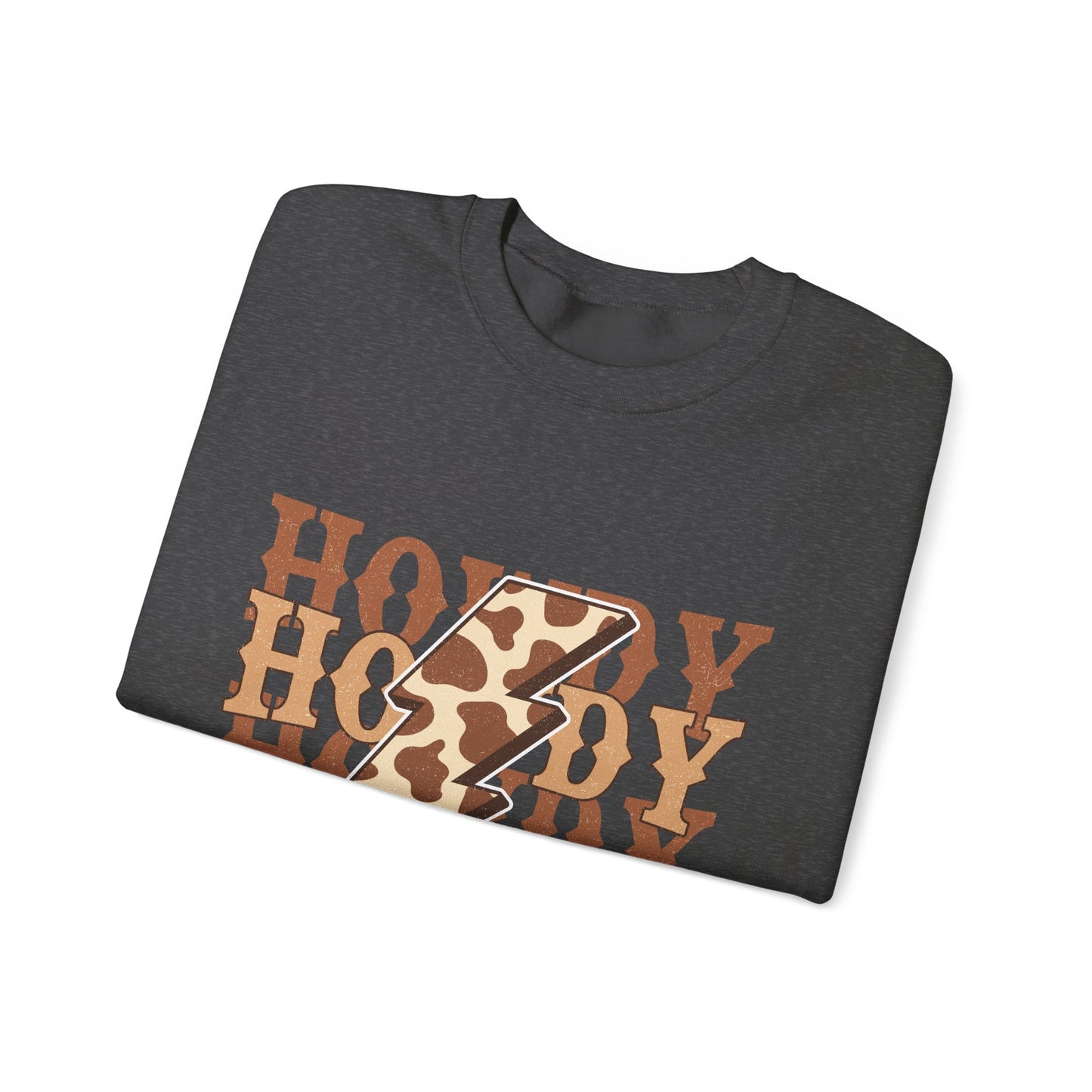 Unisex Heavy Blend™ Crewneck Sweatshirt " Howdy Leopard "