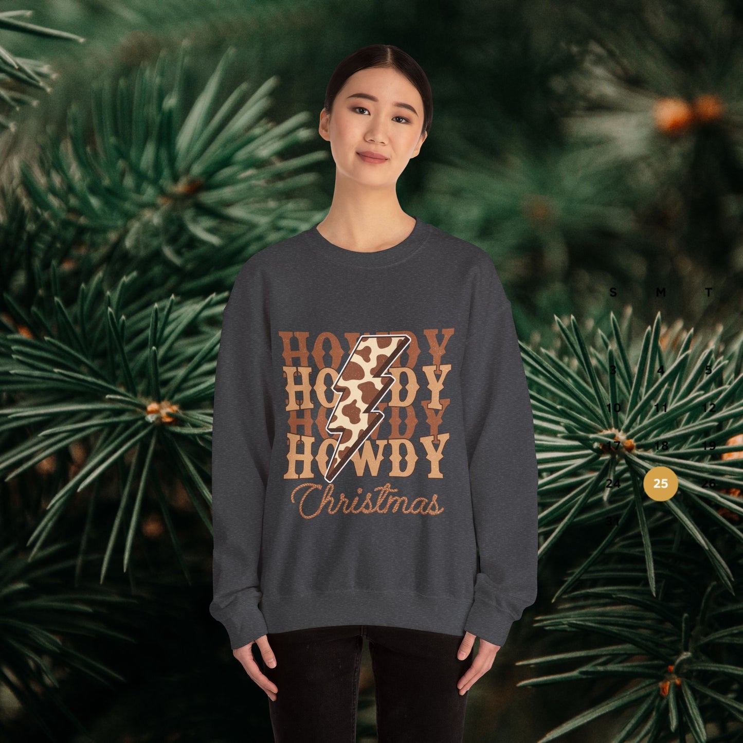 Unisex Heavy Blend™ Crewneck Sweatshirt " Howdy Leopard "