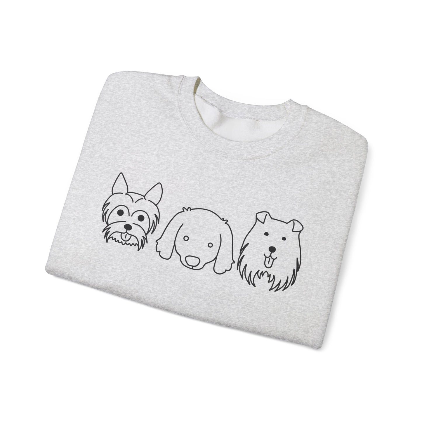 Unisex Heavy Blend™ Crewneck Sweatshirt " 3 Puppies "
