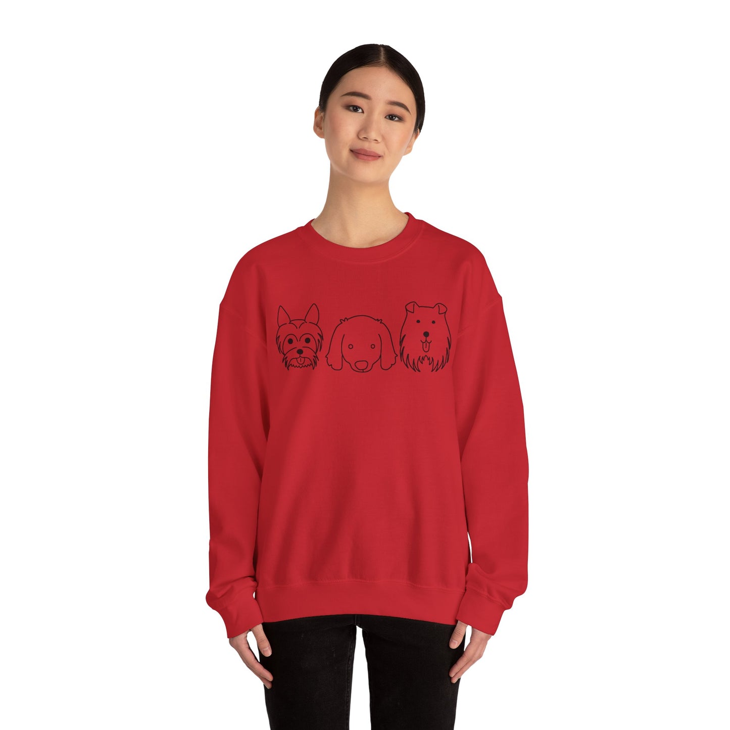 Unisex Heavy Blend™ Crewneck Sweatshirt " 3 Puppies "